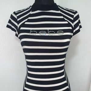 BebeStriped turtle neck